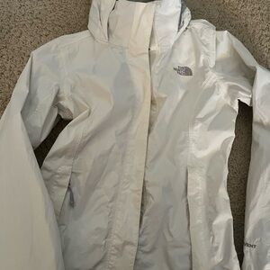 The North Face Women's Lightweight XS Windbreaker Jacket in White